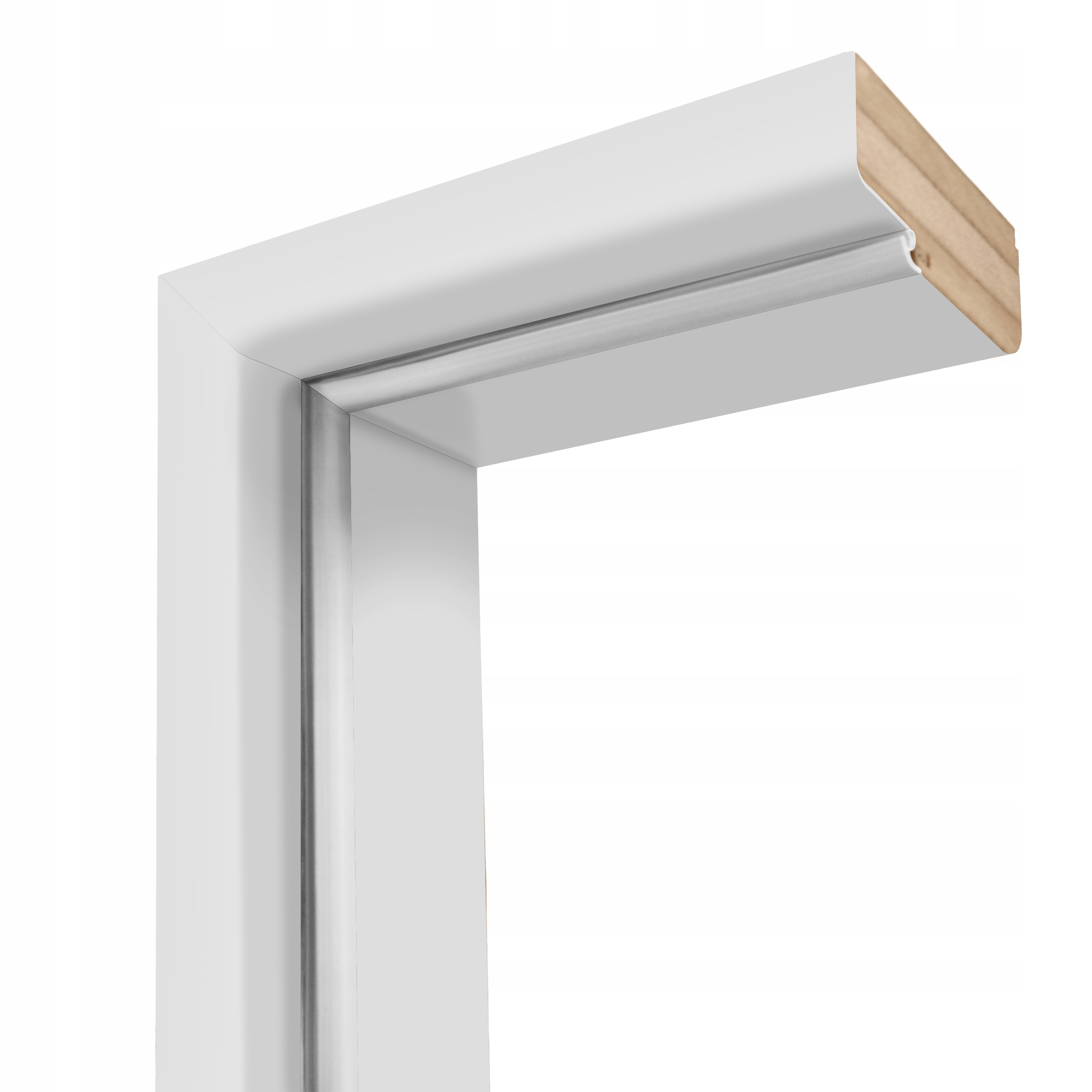 Kompletná pevná zárubňa Golddoor 90 - 90 mm biela